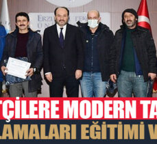 Çiftçilere modern tarım uygulamaları eğitimi verildi