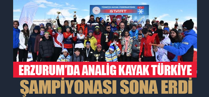 ANALİG Kayak Türkiye Şampiyonası sona erdi