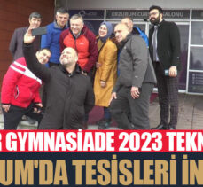 Winter Gymnasiade 2023 teknik ekibi Erzurum’da tesisleri inceledi