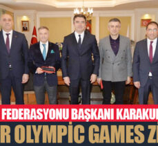 Okul Spor Federasyonu Başkanı Karakullukçu’dan (Winter Olympic Games) ziyareti