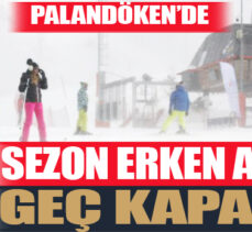 Kayak sezonu en erken açılan Palandöken’de sezon kapandı