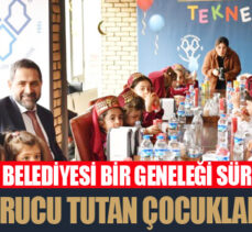 Yakutiye Belediyesi tekne orucu tutan çocuklara iftar düzenlendi