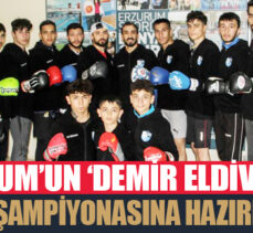 Erzurum’un ‘Demir Eldivenleri’ dünya şampiyonasına hazırlanıyor
