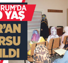 Erzurum İl Kültür ve Turizm Müdürlüğü Aşık Sümmani Kültür Merkezi’nde başladı.