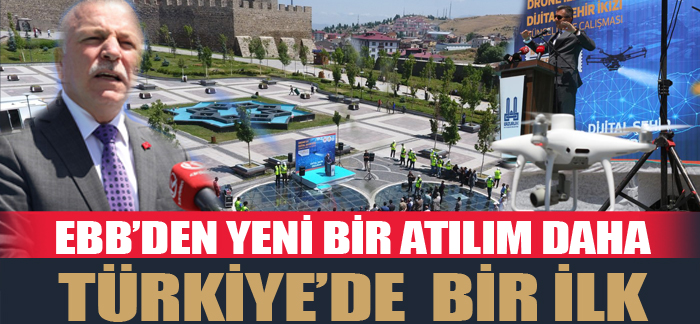 ‘Dijital Şehir Erzurum’ projesi, Erzurum Kalesi önünde tanıtıldı.