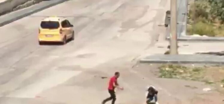 Erzurum’da kadına şiddet vatandaşların cep telefonu kameralarına yansıdı