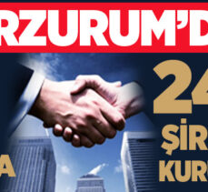 TOBB açıkladı, Erzurum’da bu yılın Ocak-Ağustos ayları arasında 245 şirket kurulumu gerçekleşti.