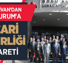 Nahçivan Ekonomi Bakanı Tapdıq Aliyev Nahçivanlı iş insanları ile birlikte Erzurum’da!.