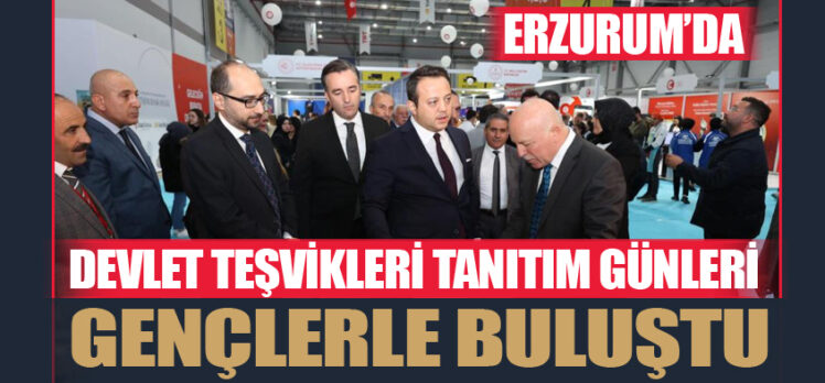“Devlet Teşvikleri Tanıtım Günleri” Recep Tayyip Erdoğan Fuar Merkezi’nde gerçekleştiriliyor.