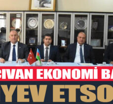 Nahcıvan Özerk Cumhuriyeti Ekonomi Bakanı Tapdık Aliyev, Erzurum Ticaret ve Sanayi Odası’nı ziyaret etti.