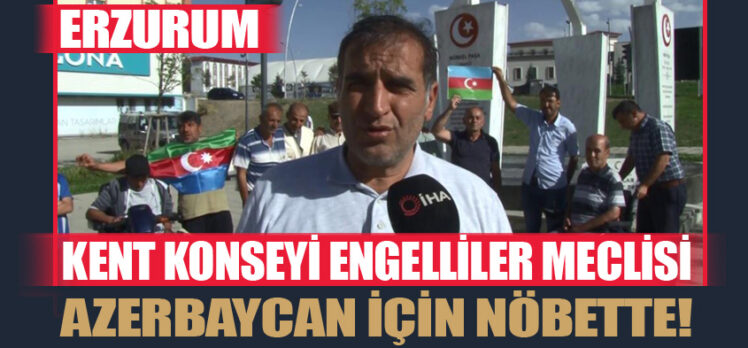 Başkan Keleşoğlu,”Azerbaycanlı kardeşlerimizin arkasında olduğumuzu ifade etmek için buradayız.”