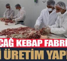 Oltu ilçesinde açılan Türkiye’nin ilk ve tek cağ kebabı fabrikasında üretim yüzleri güldürüyor.