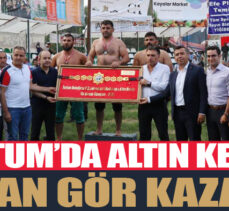 4. Altın Kemer Karakucak Güreşleri’nde başpehlivanlığı Büyükşehir Belediyesi Gençlik Spor Kulübü antrenörü  kazandı.