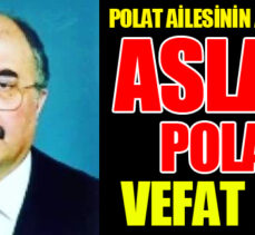 Fazilet Partisinden 20. ve 21. Dönem Erzurum Milletvekili Aslan Polat hastanede yaşamını yitirdi.