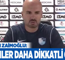 Erzurumspor FK Teknik Sorumlusu Serkan Zaimoğlu, Altay maçının ardından konuştu!.