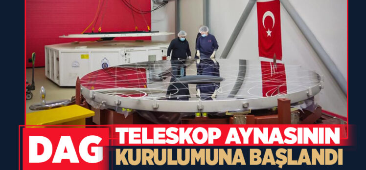 Doğu Anadolu Gözlemevinde (DAG) 4 metrelik teleskop aynasının montaj işlemleri başladı.