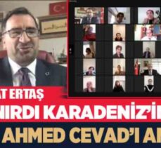 Murat Ertaş, “Ahmed Cevad ve Eserleri” konulu uluslar arası sempozyuma çevrimiçi katıldı.
