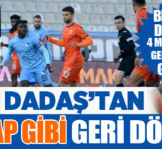 Erzurumspor FK 1-0 geriye düştüğü zorlu maçta Adanaspor’u evinde 3-2 mağlup etti!..