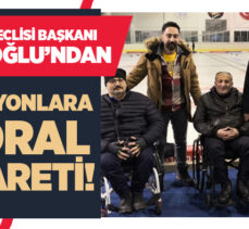Başkan Keleşoğlu, Milli takım seçmelerine hazırlanan sporculara sürpriz ziyarette bulundu.