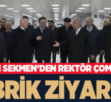  Büyükşehir Belediye Başkanı Mehmet Sekmen, Rektör Çomaklı’ya tebrik ziyaretinde bulundu.