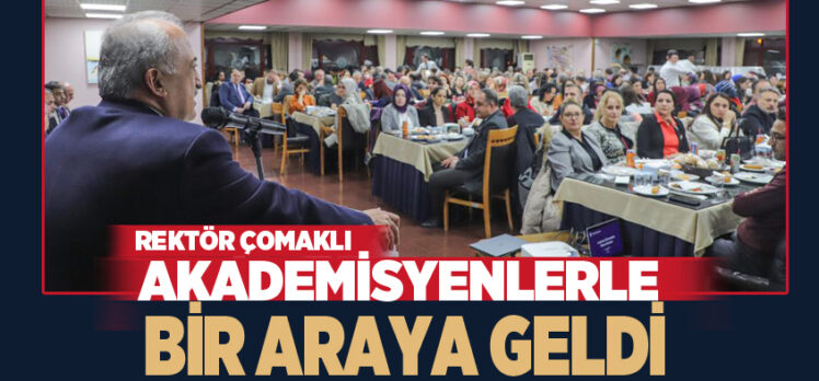 Atatürk Üniversitesi Rektörü Çomaklı, rutin hale gelen haftalık toplantılarına devam ediyor.