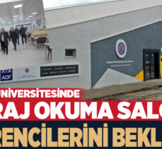 Atatürk Üniversitesinde Rektör Ömer Çomaklı’nın talimatıyla öğrenciler için Garaj Okuma Salonu inşa edildi.