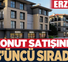 Erzurum, Kasım ayı konut satış performansı kaydında bölgede 3’üncü sırada yer aldı!!.