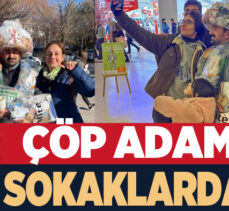 Atatürk Üniversitesi, “Bir Aylık Çöpümü Taşıyorum-Çöp Adam” adlı etkinlik yoğun ilgi gördü.