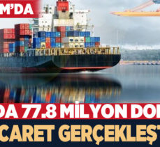 Erzurum’da bu yıl 23 milyon 412 bin dolarlık ihracat, 54 milyon 433 bin dolarlık ithalat  gerçekleştirildi.