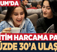 Erzurum eğitim hizmet harcamalarında bölgesinde 2’inci, Türkiye’de 19’uncu sırayı aldı.