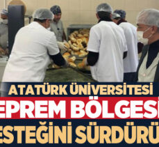 Atatürk Üniversitesi, deprem bölgesine yönelik başlattığı yardım seferberliğini sürdürüyor.