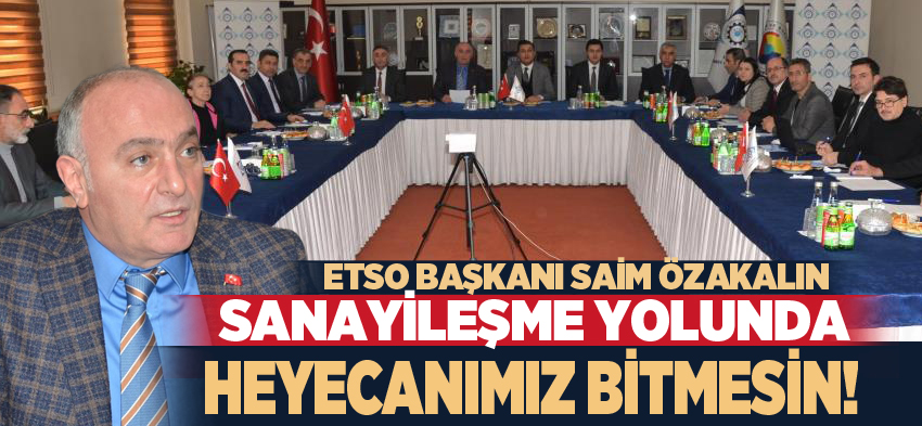 Erzurum İl İstihdam ve Mesleki Eğitim Kurulu Ocak ayı toplantısı ETSO ev sahipliğinde gerçekleştirdi.
