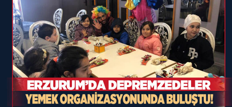 Kahramanmaraş’ta depremi yaşayan aileler Erzurum’da KYK yurtlarında misafir ediliyor.