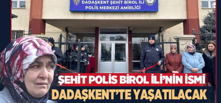 Şehit Özel Harekat Polisi’nin ismi polis merkezine verildi, yakınları duygu dolu anlar yaşadı!