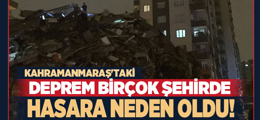 Adana, Mersin, Hatay ve Osmaniye’den de kuvvetli hissedilen deprem nedeniyle panik yaşandı.