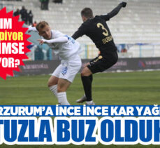 23. hafta müsabakasında evinde Tuzlasporla karşılaşan Erzurumspor sahadan boynu bükük ayrıldı.