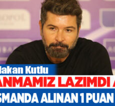 Erzurumspor FK Teknik Direktör Hakan Kutlu, maçın ardından açıklamalarda bulundu!..