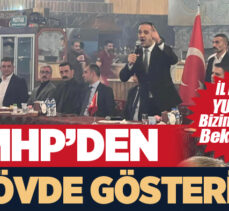 MHP İl Başkanı Adem Yurdagül, Erzurum’daki tüm kadrolarıyla muhalefete adeta gözdağı verdi.