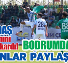 Erzurumspor FK  deplasmanda karşılaştığı Bodrumspor ile golsüz (0-0) berabere kaldı.