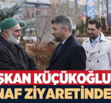 AK Parti Erzurum İl Başkanı İbrahim Küçükoğlu, esnaf ziyaretine çıktı, vatandaşlarla görüştü.