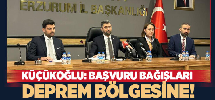 AK Parti Erzurum İl Başkanı İbrahim Küçükoğlu, basın mensuplarıyla bir araya gelerek bilgiler verdi.