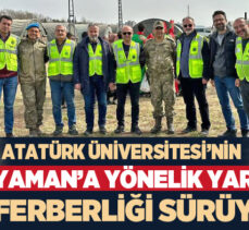 Atatürk Üniversitesi, yıkıcı depremin yaralarını sarmak için yardımlarına devam ediyor.