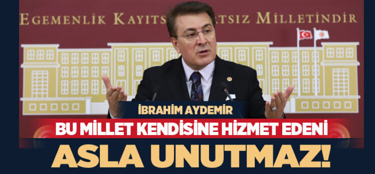 AK Parti Erzurum Milletvekili İbrahim Aydemir ‘Depremzedeler Cumhurbaşkanımıza duacı’