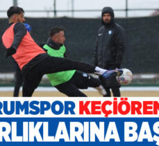 Erzurumspor FK,  Ankara Keçiörengücü maçı hazırlıklarına bugün yaptığı antrenmanla başladı.