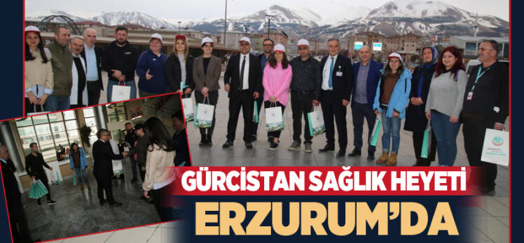 Gürcistan sağlık heyeti sağlık turizmi kapsamında Erzurum Şehir Hastanesi’ni ziyaret etti!