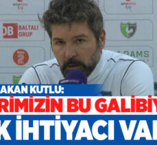 Erzurumspor FK Teknik Direktör Hakan Kutlu, maçın ardından açıklamalarda bulundu!.