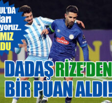 Spor Toto 1. Lig’in 31. haftasında Erzurumspor , İstanbul’da Çaykur Rizespor ile 1-1 berabere kaldı.