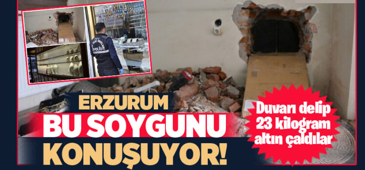 Erzurum’da Taşmağazalar Caddesi’nde akıllara durgunluk veren hırsızlık olayı yaşandı!…