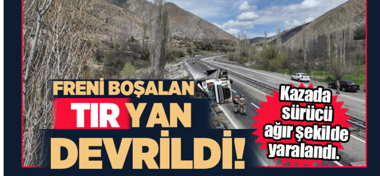 Tortum’da meydana gelen trafik kazasında Azerbaycan uyruklu sürücü ağır şekilde yaralandı.