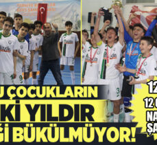 İbrahim Hakkı Kubilay İmam Hatip Ortaokulu Yıldız Futsal Takımı’nın iki yıldır bileği bükülmüyor.